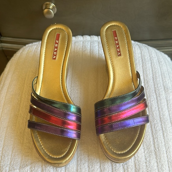 Prada Wedge Sandals - Picture 3 of 11
